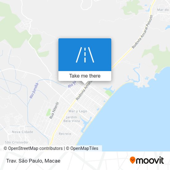 Trav. São Paulo map