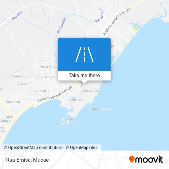 Rua Emisa map