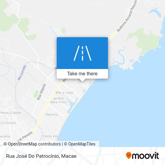 Rua José Do Patrocínio map