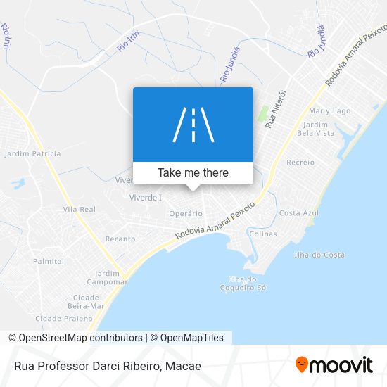 Rua Professor Darci Ribeiro map