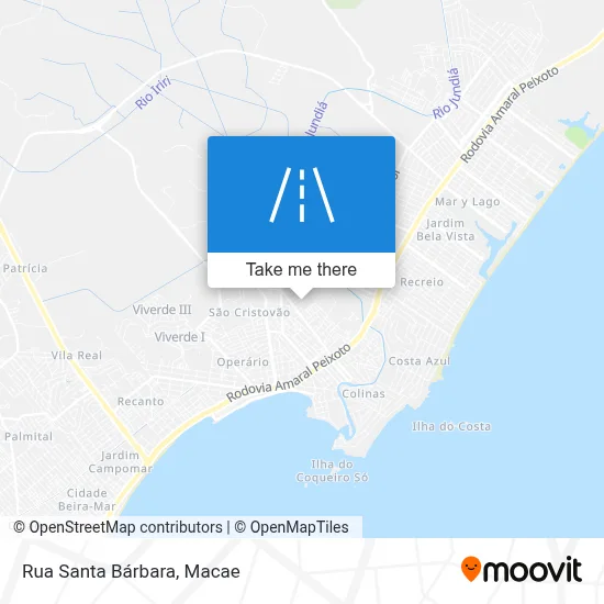 Rua Santa Bárbara map