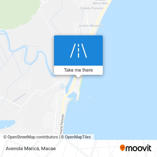 Avenida Maricá map