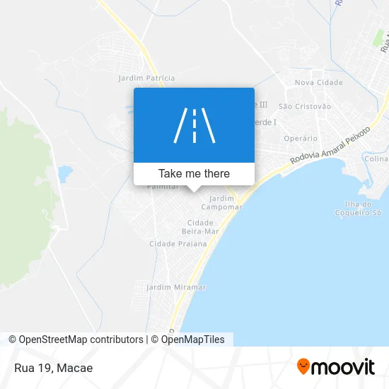 Rua 19 map
