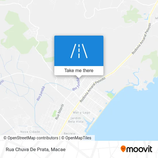 Rua Chuva De Prata map