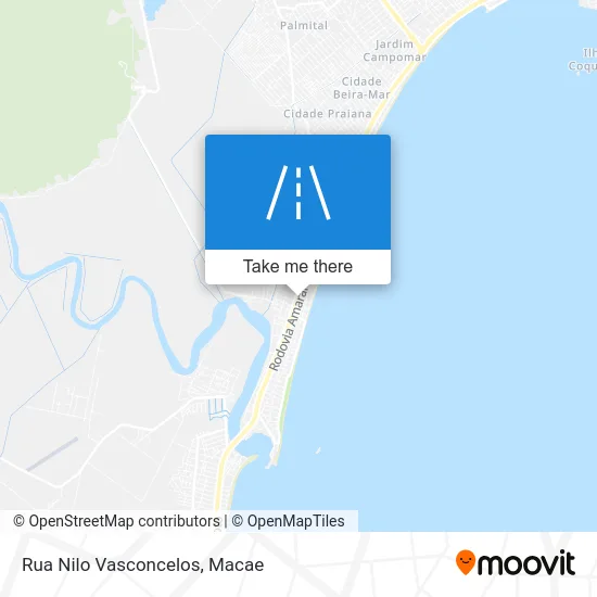 Rua Nilo Vasconcelos map