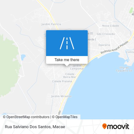 Rua Salviano Dos Santos map