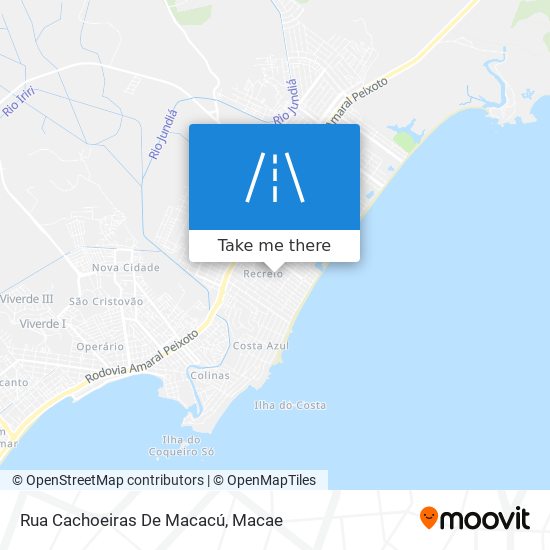 Rua Cachoeiras De Macacú map