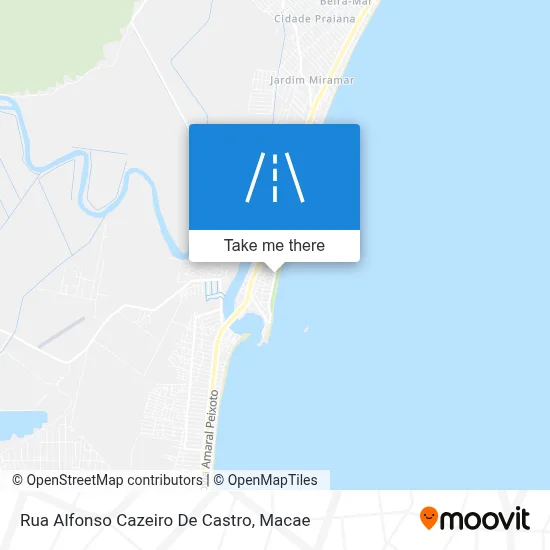 Rua Alfonso Cazeiro De Castro map