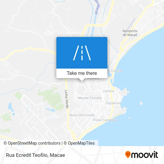 Rua Ecredil Teofilo map