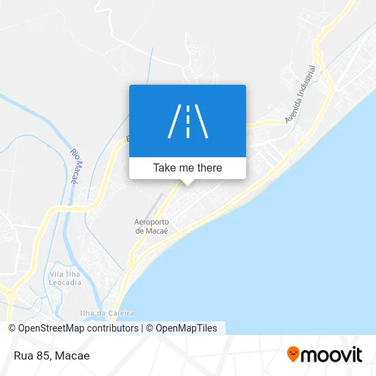 Rua 85 map