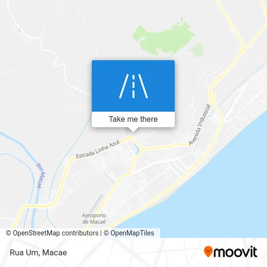 Rua Um map