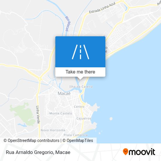 Rua Arnaldo Gregorio map