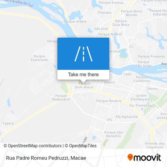 Rua Padre Romeu Pedruzzi map