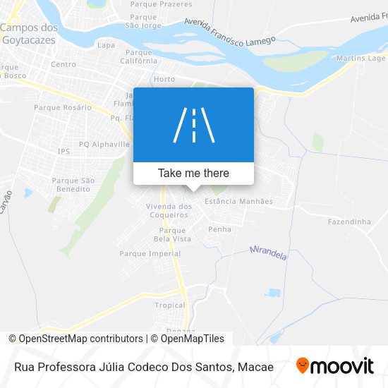 Rua Professora Júlia Codeco Dos Santos map