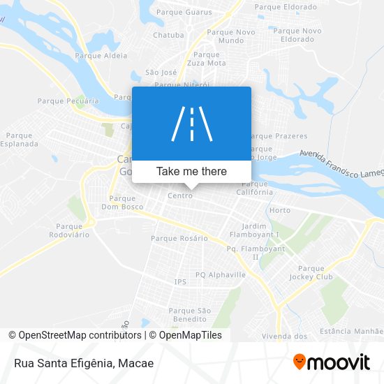 Rua Santa Efigênia map