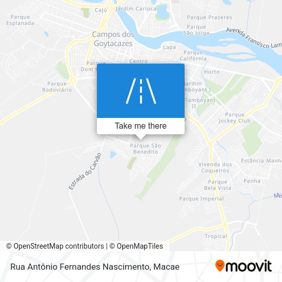 Rua Antônio Fernandes Nascimento map