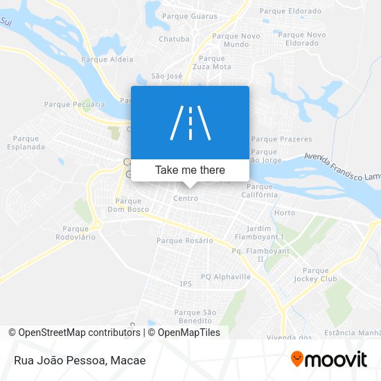 Rua João Pessoa map