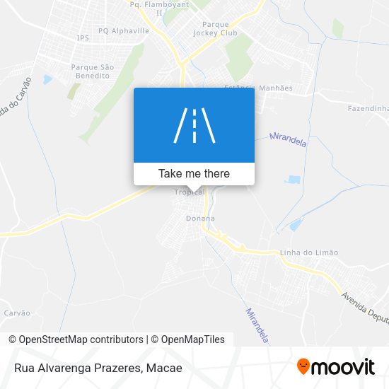 Rua Alvarenga Prazeres map