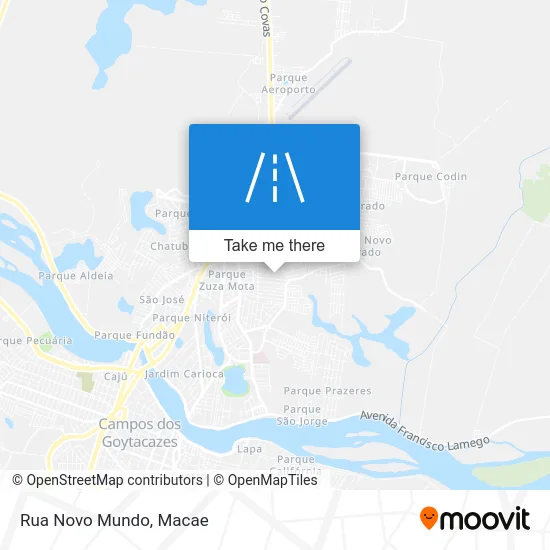 Rua Novo Mundo map