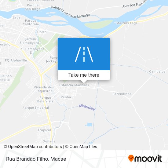 Rua Brandão Filho map