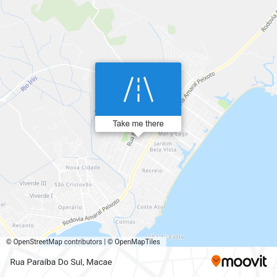 Rua Paraíba Do Sul map
