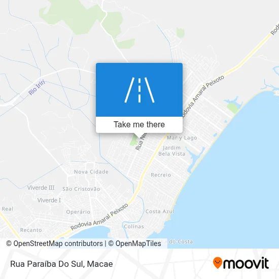 Rua Paraíba Do Sul map