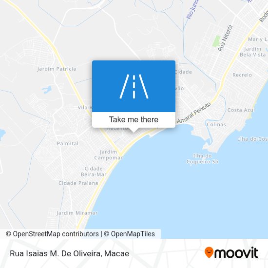 Rua Isaias M. De Oliveira map