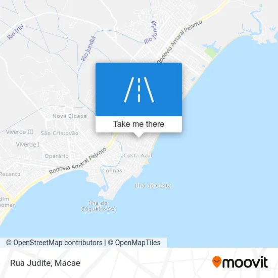 Rua Judite map