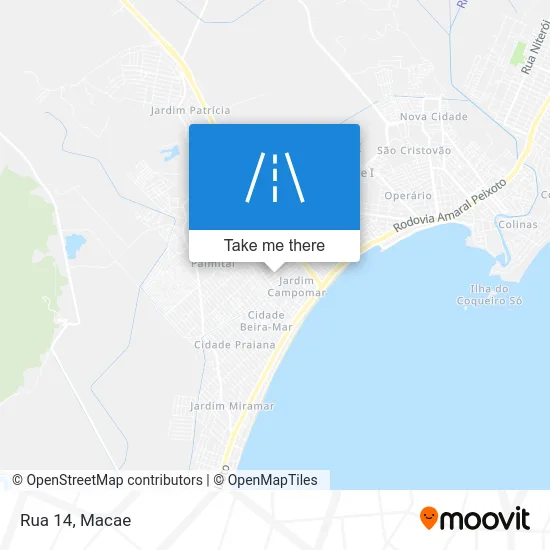 Rua 14 map