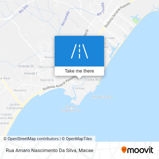 Rua Amaro Nascimento Da Silva map