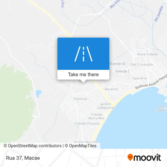 Rua 37 map