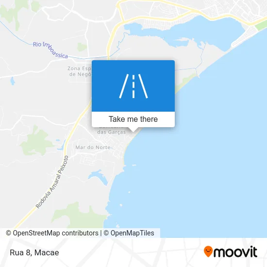 Rua 8 map