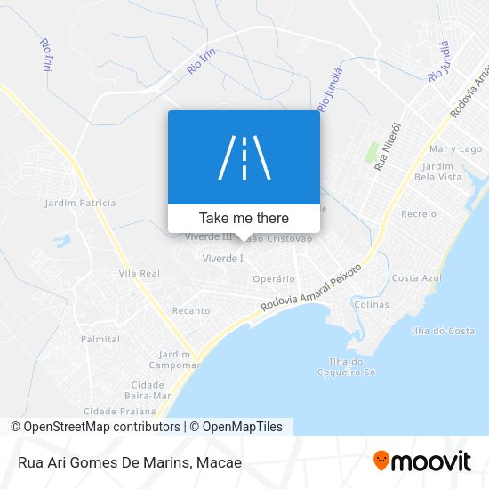 Rua Ari Gomes De Marins map