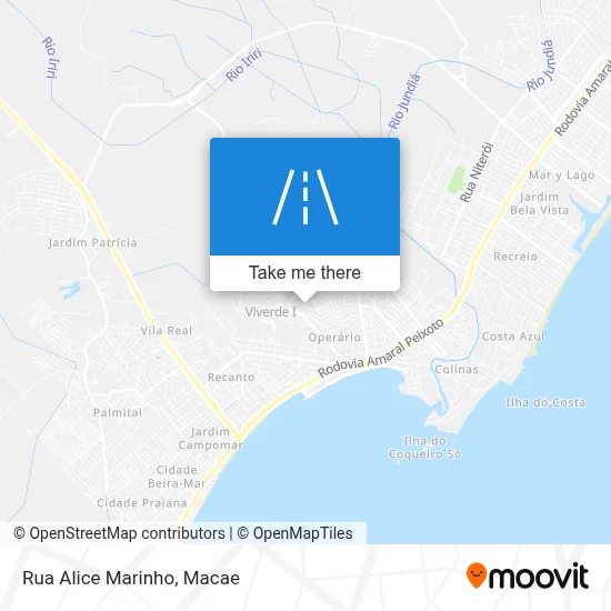 Rua Alice Marinho map