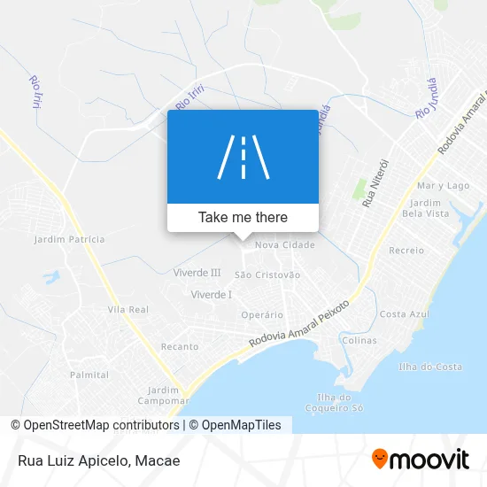 Rua Luiz Apicelo map