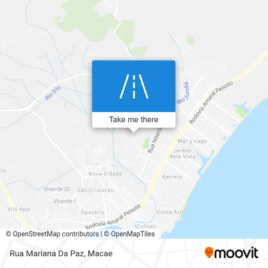 Rua Mariana Da Paz map