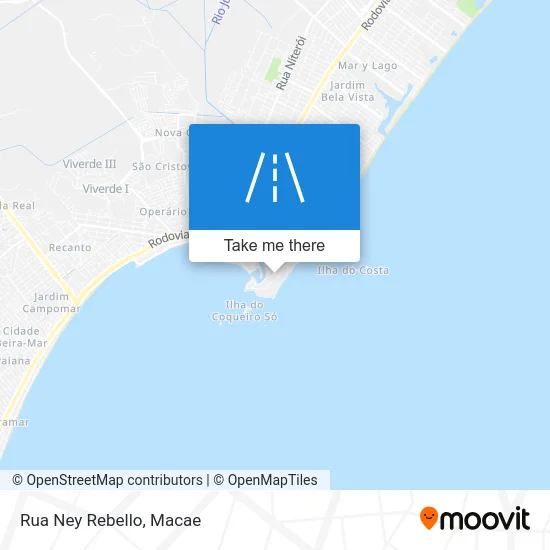 Rua Ney Rebello map