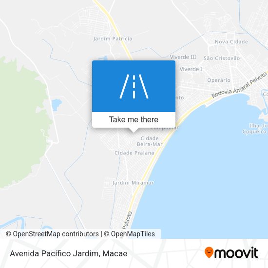 Avenida Pacífico Jardim map