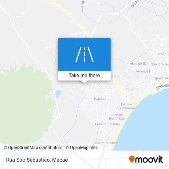 Rua São Sebastião map