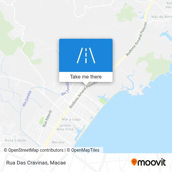 Rua Das Cravinas map