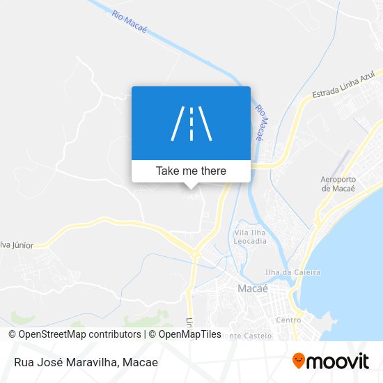 Rua José Maravilha map