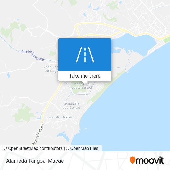 Alameda Tangoá map
