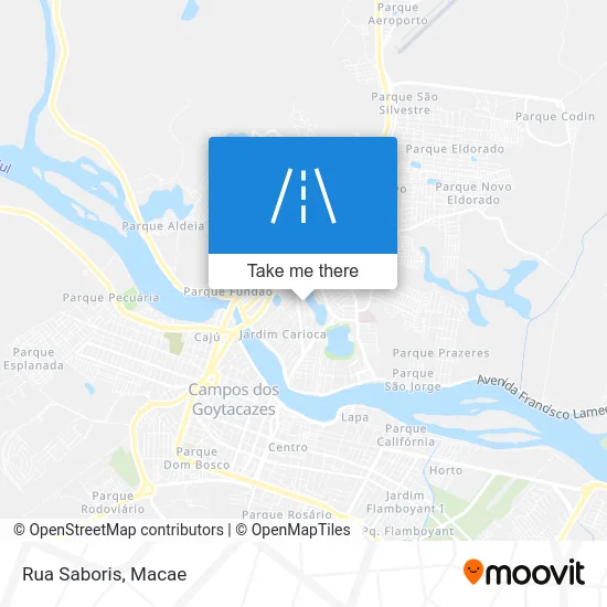 Rua Saboris map
