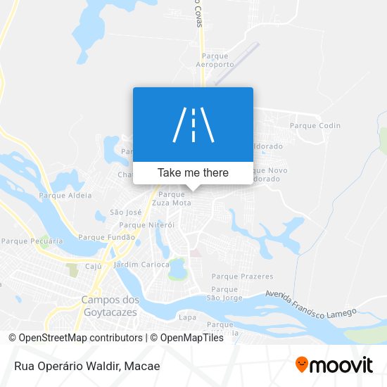 Rua Operário Waldir map