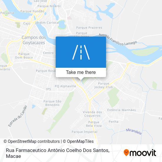 Rua Farmaceutico Antônio Coelho Dos Santos map
