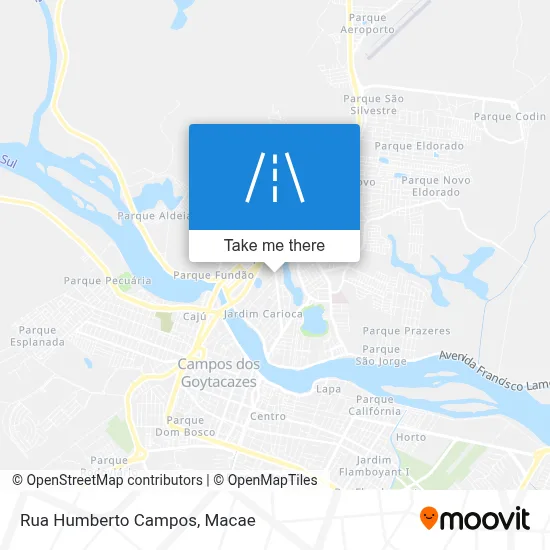 Rua Humberto Campos map