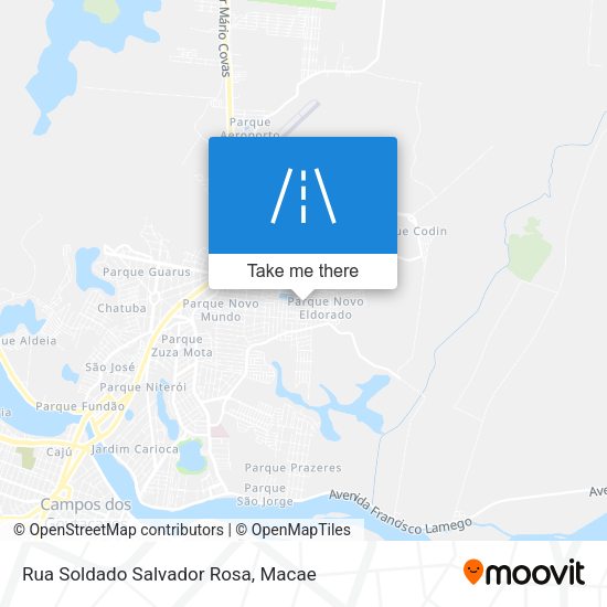 Rua Soldado Salvador Rosa map