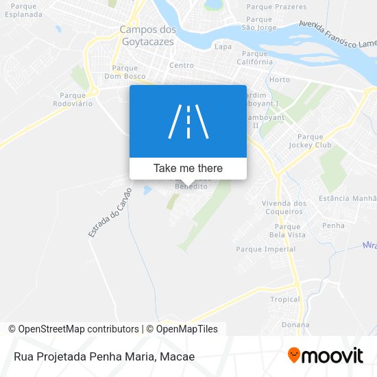 Rua Projetada Penha Maria map