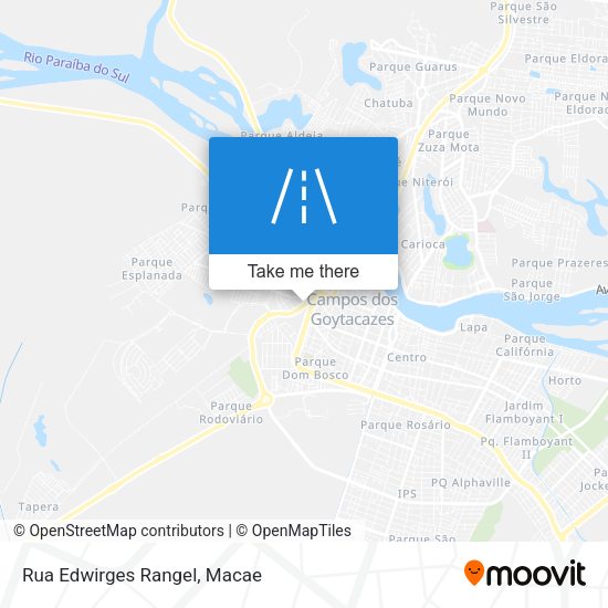 Rua Edwirges Rangel map