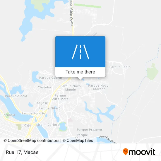 Rua 17 map